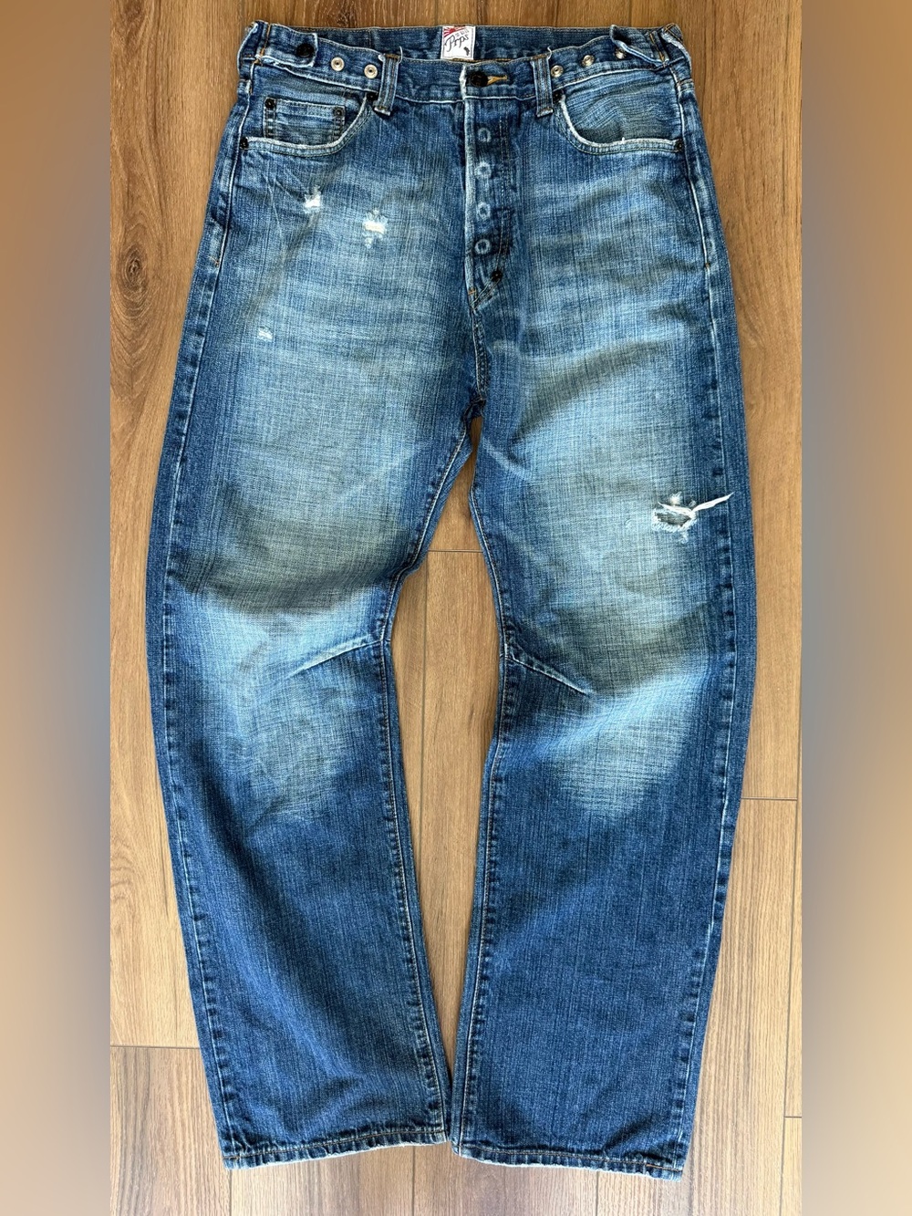 PRPS Japan P35P02I GTO Wrinkle Wash Jeans Made in Japan 34x32 Rare Vintage
